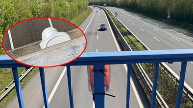Straßenverkehrszählung Kamera Autobahn