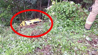 Porsche Carrera GT Rettungsaktion Alpen Österreich Strobl Feuerwehr