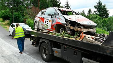 Unfall Rallye Frankreich