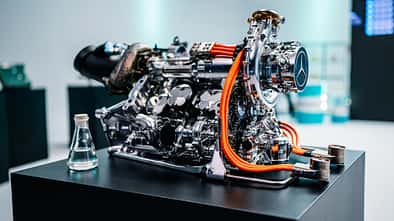 Mercedes F1-Motor - Innenleben - Hybrid-Motor - 2024