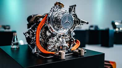 Mercedes F1-Motor - Innenleben - Hybrid-Motor - 2024