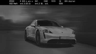 Radar-Foto Porsche Panamera