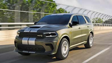 08/2025 2026 Dodge Durango SRT Hellcat Jailbreak in Green Machine exterior color.