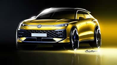 VW T-Roc 2025 Skizze Zeichnung