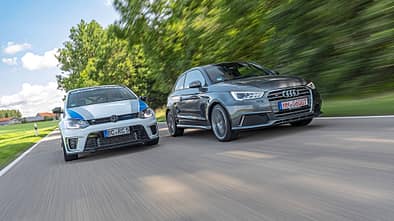 Audi S1 und VW Polo R WRC Street