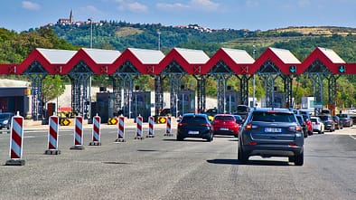 Kroatien  Mautstation Autobahn