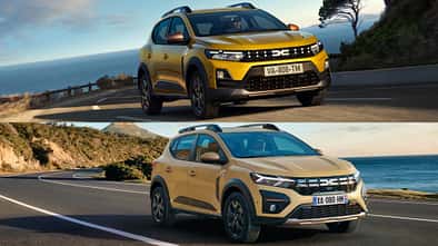 10/2025 Collage Dacia Sandero / Stepway alt gegen neu