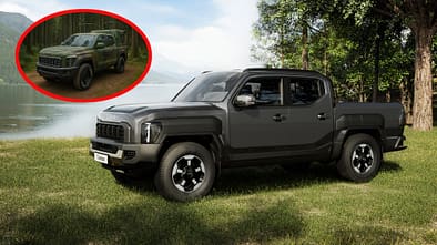 Kia Tasman Pick-up eingeklinkt Militärversion