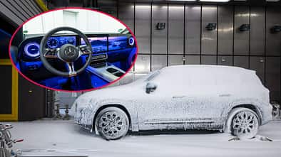 Mercedes GLB Klimakammer Innenraum Prototyp