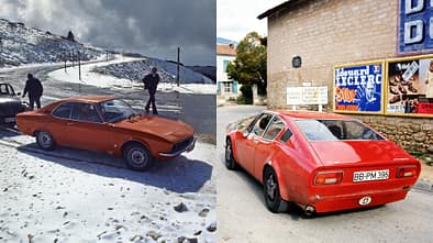 Audi 100 Coupé und Opel Manta Porsche Mules in den 70er-Jahren