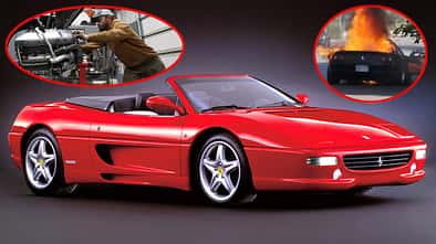 Ferrari F355 Spider Umbau VW V10 TDI Motor Engine Swap
