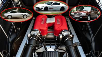 Ferrari 360 Modena V8-Motor Collage ASA 1000 GT Maserati GranTurismo MC Stradale Lancia Thema 8.32