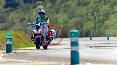 Guardia Civil Motorrad Flagge