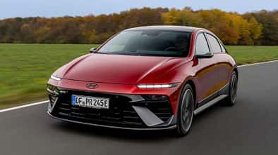 Hyundai Ioniq 6 Facelift N-Line (2026) Fahraufnahme