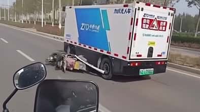 Chinesische autonome Liefervans