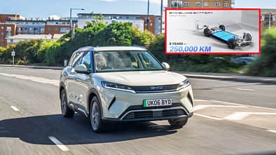 8 Jahre Garantie auf BYD Batterie