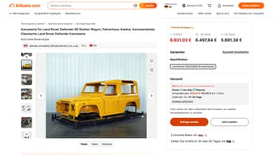 Land Rover Defender Karosserie bei alibaba.de