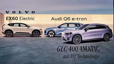 Volvo EX60, Audi Q6, Mercedes GLC