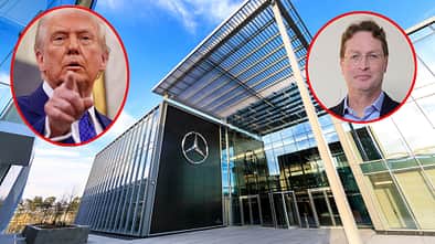 MBUSA Mercedes-Benz USA Headquarters eingeklinkt Donald Trump Ola Källenius