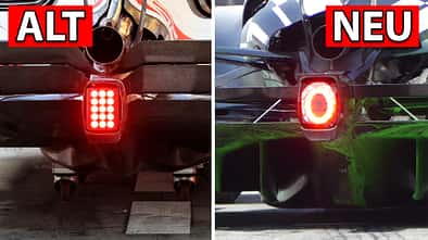 Rückleuchten-Collage - Formel 1 - 2026