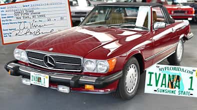 Ivanka Trump Mercedes SL