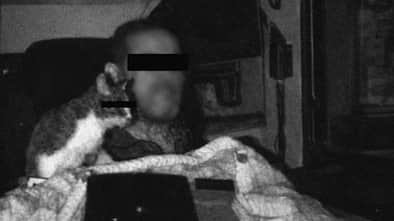 Blitzerfoto Lkw und Katze