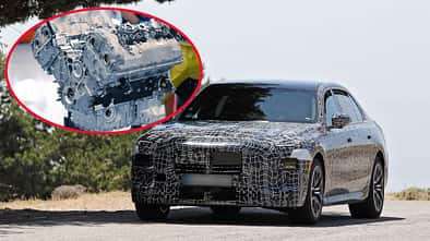 BMW 7er Erlkönig V8 Collage