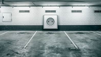Ladepunkt, Steckdose Parkplatz