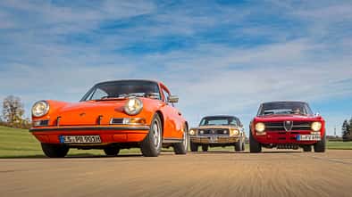 Porsche 911 2.4 F-Modell, Ford Mustang GT (1968), Alfa Romeo 1300 GT Junior