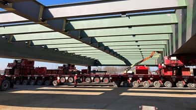 Leverkusen Brückeneinschub