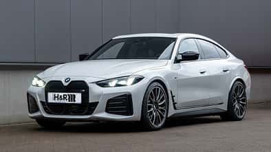 Der BMW i4 xDrive mit H&R Tieferlegungsfedern