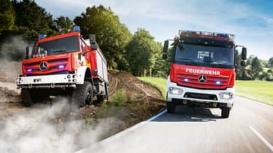 04/2026 Feuerwehr Unimog U 5023 und Atego LF 10 