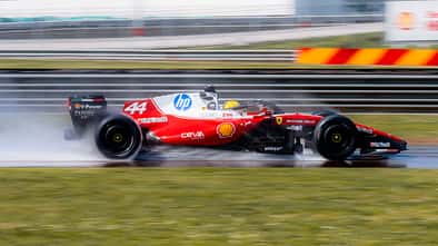 Ferrari - Pirelli Regenreifen-Test - GP Miami 2026