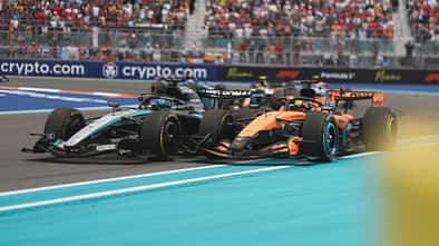 George Russell vs. Oscar Piastri - McLaren vs. Mercedes - GP Miami 2026