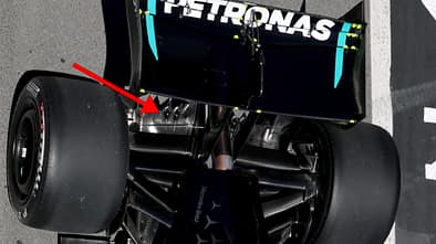 Mercedes-Diffusor - Formel 1 - GP Kanada 2026