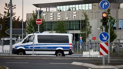 Tesla Grünheide Polizei