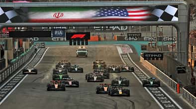 Start GP Abu Dhabi 2025 - Collage USA vs. Iran