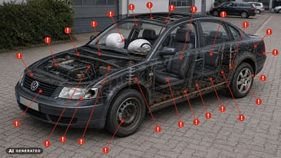 VW Passat mit Mängeln