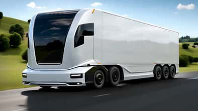 Autonomer E-Lkw ohne Fahrerhaus von Voltempo.