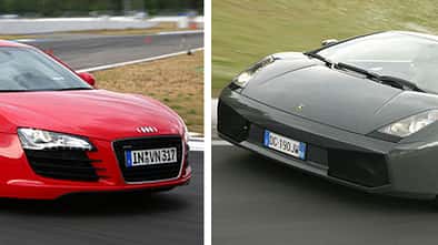 Audi R8 gegen Lamborghini Gallardo Superleggera