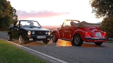VW 1303 S Cabriolet und VW Golf I Cabriolet