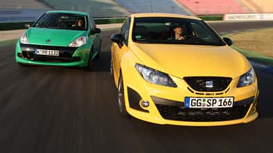 Renault Clio RS Cup, Seat Ibiza Cupra