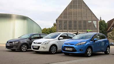 Ford Fiesta 1.25 Trend, Hyundai i20 1.2 Comfort, VW Polo 1.2 Trendline