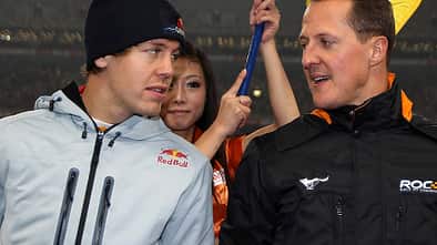 Schumacher und Vettel