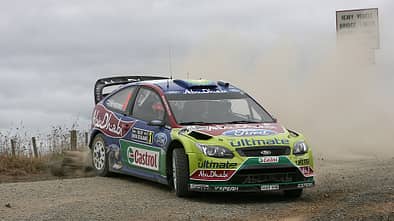 Mikko Hirvonen Rallye Neuseeland 2010 Ford Focus WRC