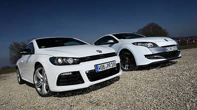 Renault Mégane Coupé TCE 250, VW Scirocco R