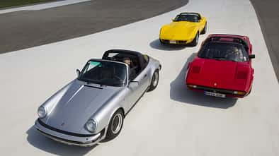 Chevrolet Corvette C3, Ferrari 308 GTSi, Porsche 911 Carrera Targa