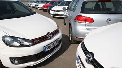 VW Golf Modellpalette