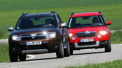 Dacia Duster, Skoda Yeti
