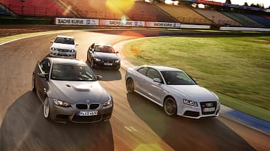 BMW M3, BMW Alpina B3, Audi RS5, Mercedes C 63 AMG